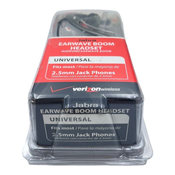 Jabra JABWAVCAE1 Corded Headset Earwave Boom fits most 2.5mm Jack Phones - Picture 2 of 3